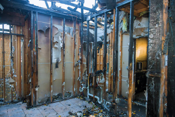 Professional Soot Cleanup technician working in Lucasville, OH